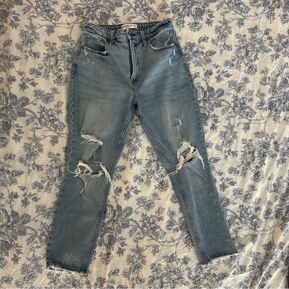 Curve Love High Rise Skinny Jeans, Light Ripped Wash, 28 Short